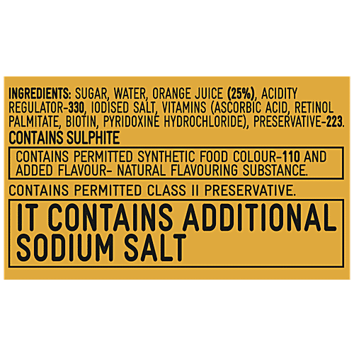 Kissan Juicy Orange Squash, 2x750 ml (Multipack) 