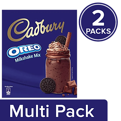 Cadbury Oreo Milkshake Mix, 2x200 g Multipack 