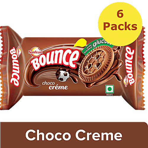 Buy Sunfeast Bounce Biscuits Choco Creme Cookies Online at Best Price