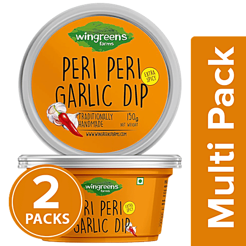 Buy Wingreens Farms Peri Peri Garlic Dip Yoghurt Based Online at Best