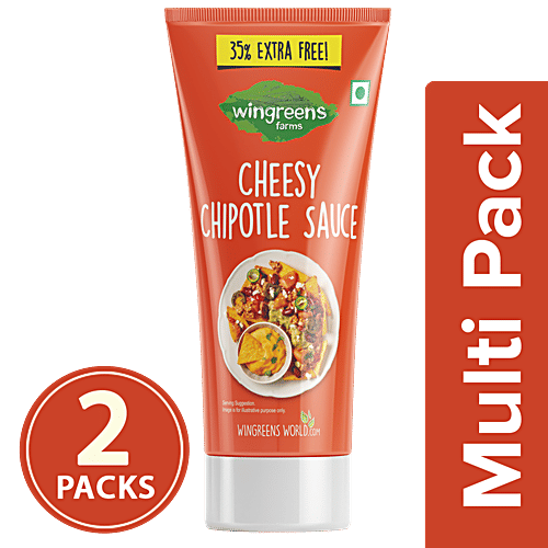 Wingreens Farms Cheesy Chipotle Sauce, 2 x 180 g Multipack 