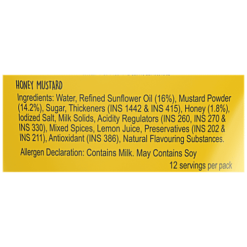 Wingreens Farms Honey Mustard Sauce, 2 x 180 g Multipack