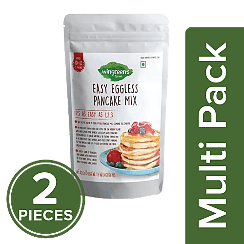 Buy Wingreens Farms Easy Eggless Pancake Mix Online at Best Price of Rs