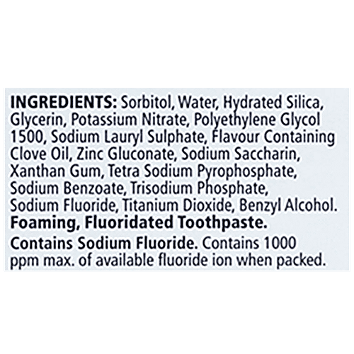 Buy Clove Sensitive With AntiSensitivity & Fluoride Toothpaste