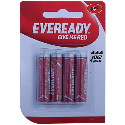 Eveready LED Bulb Base B22D (9 Watt + 14 Watt) (each 1 Pc) + Battery Red AAA 1012, 4 Pcs, Combo 3 Items 