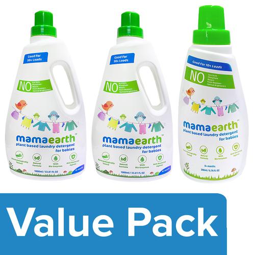 Buy Mamaearth Laundry Detergent Kit For Babies Online at Best