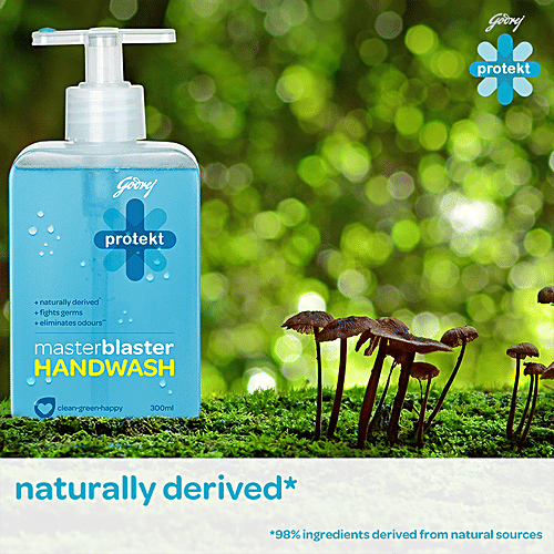 Godrej Protekt Masterblaster Liquid Handwash 750ml + Disinfectant Spray Citrus Fragrance 240 ml, Combo 2 Items 