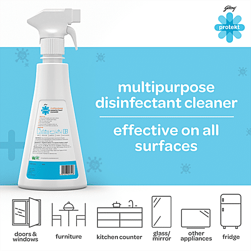 Godrej Protekt Germ Fighter Handwash Neem 750 ml + Multi-purpose Disinfectant Cleaner 500 ml, Combo 2 Items