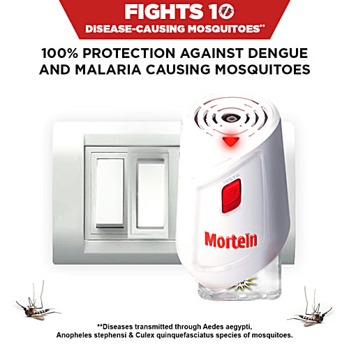 Mortein Insta Mosquito Repellent Machine, 35 ml + 2-In-1 Insect Killer Spray 400 ml, Combo 2 Items