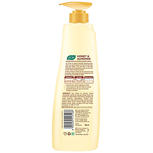 Buy Joy Honey & Almonds Advanced Nourishing Body Lotion Online at Best