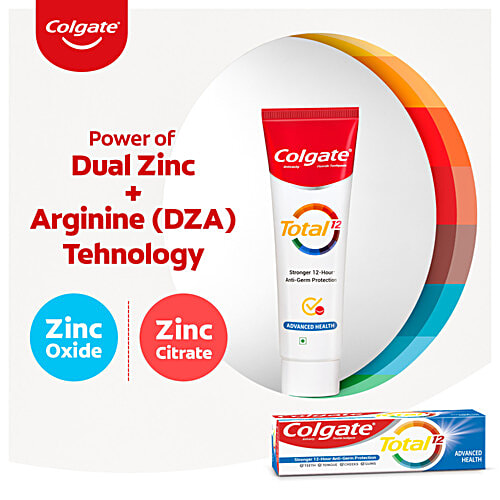 Colgate Whole Mouth Health, Antibacterial Toothpaste, 120gm + 120gm (Advanced Health, Saver Pack) (Pack of 2), 2x240 g (Multipack) 