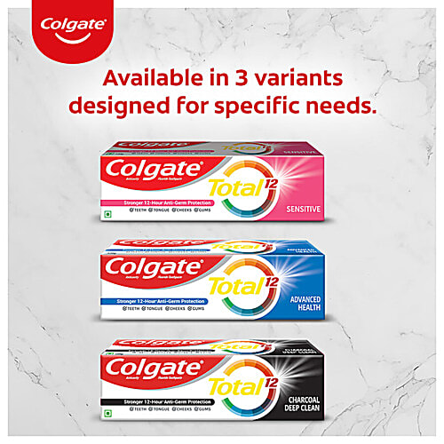 Colgate Whole Mouth Health, Antibacterial Toothpaste, 120gm + 120gm (Advanced Health, Saver Pack) (Pack of 3), 3x240 g (Multipack) 