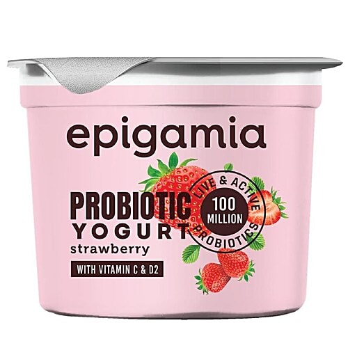 Buy Epigamia Probiotic Yogurt Strawberry Online at Best Price of Rs
