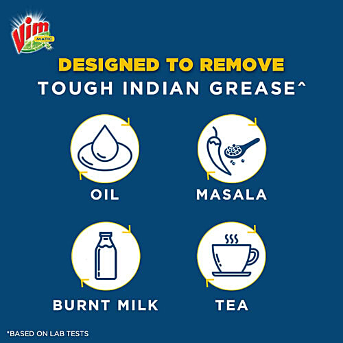 Buy Vim Matic Dishwasher Detergent Powder + Dishwash Salt (each of 1 kg