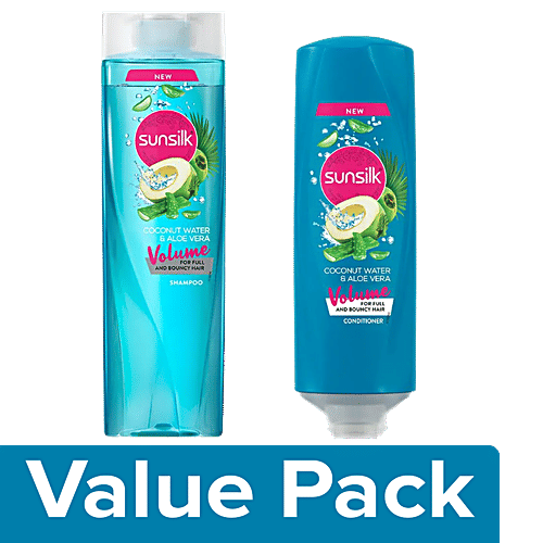 Buy Sunsilk Coconut Water & Aloe Vera Volume Hair Shampoo 370 ml