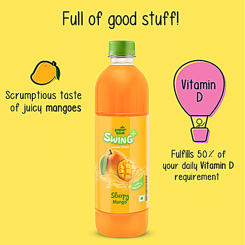 Buy Paperboat Swing Slurpy Mango Juice Enriched With Vitamin D, No