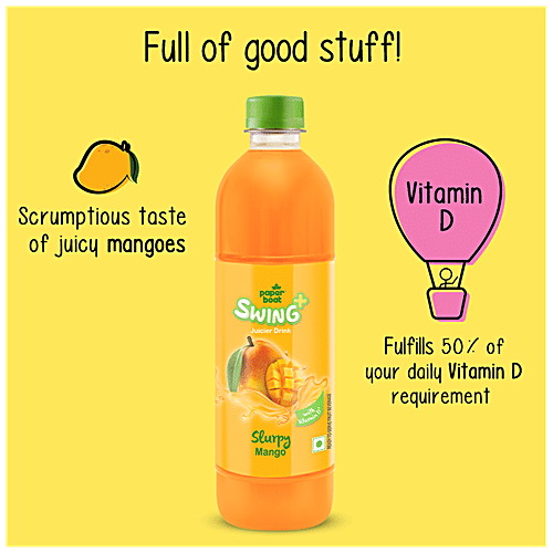 Buy Paperboat Swing Slurpy Mango Juice Enriched With Vitamin D, No