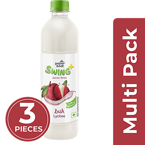 Buy Paperboat Swing Lush Lychee Juice Enriched With Vitamin D, No