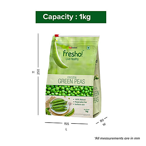 Buy Fresho Frozen Green Peas Online at Best Price of Rs 378 bigbasket