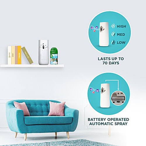 Airwick Freshmatic Freshener Refill, Hills of Munnar & Turquoise Oasis, 250 ml each (Pack of 2)