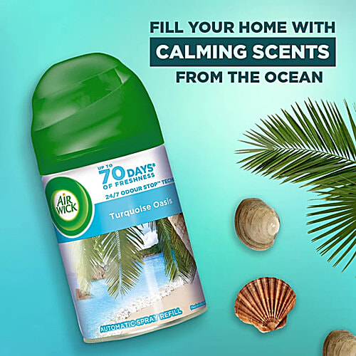 Airwick Automatic Spray Refill - Turquoise Oasis, 250 ml (Pack of 2) 