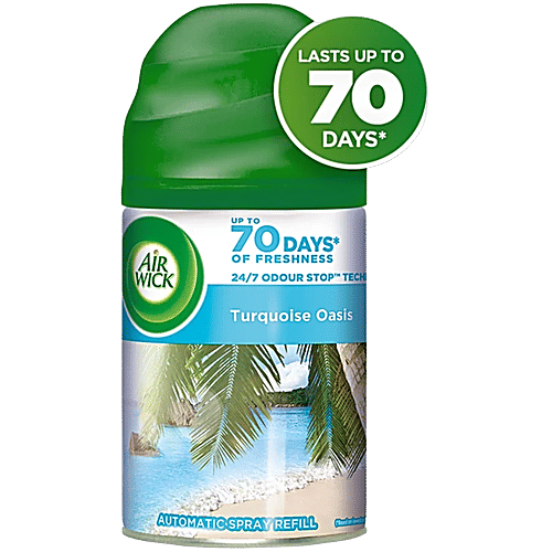 Airwick Automatic Spray Refill - Turquoise Oasis, 250 ml (Pack of 2) 