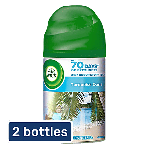 Airwick Automatic Spray Refill - Turquoise Oasis, 250 ml (Pack of 2) 