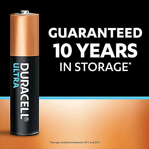 Duracell Ultra AAA Alkaline Battery, 2x4 pcs (Multipack)