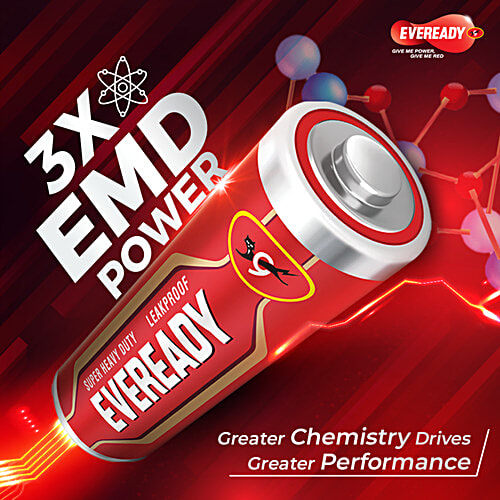 Eveready Carbon Zinc AA Battery, 2x4 pcs (Multipack)