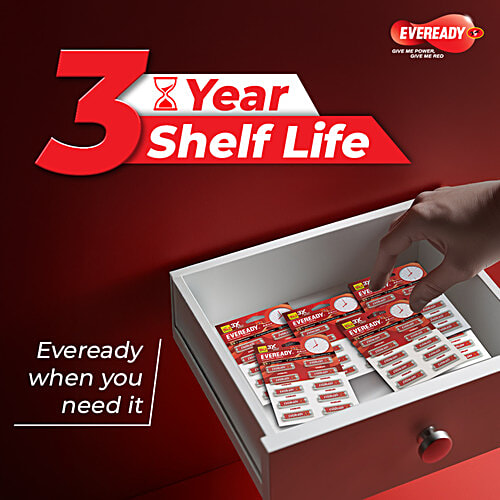 Eveready Carbon Zinc AA Battery, 2x4 pcs (Multipack)