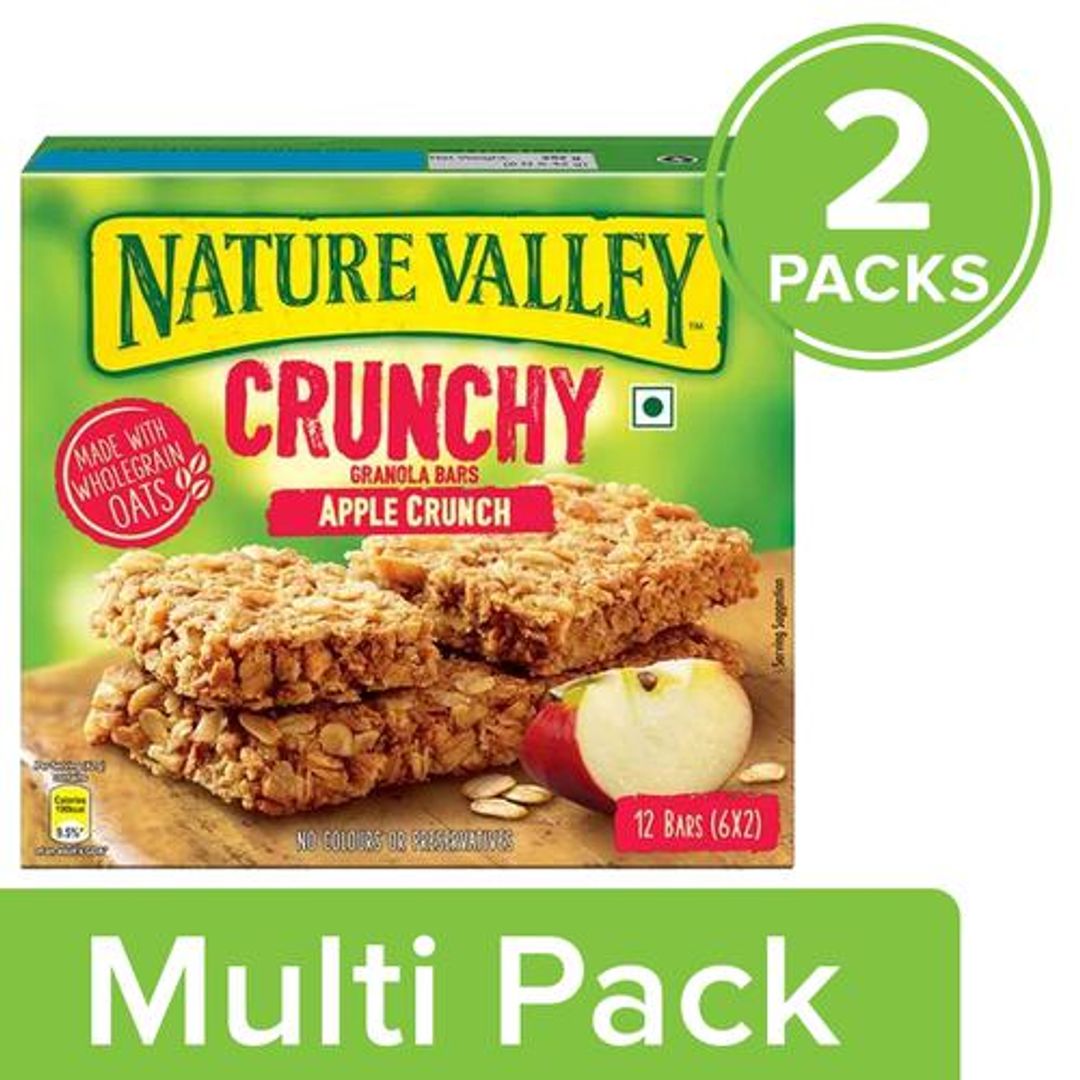 Nature Valley Crunchy Granola Bars - Apple Crunch, 2x252 g Multipack
