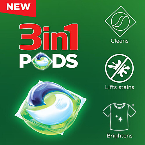 Ariel Matic Top Load Detergent Powder 2 kg + 3-In-1 Pods Detergent 357 g, Combo 2 items 