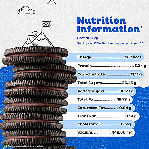 Cadbury Oreo Choco Creme Chocolatey Sandwich Biscuits, 2x255.75 g (Multipack)