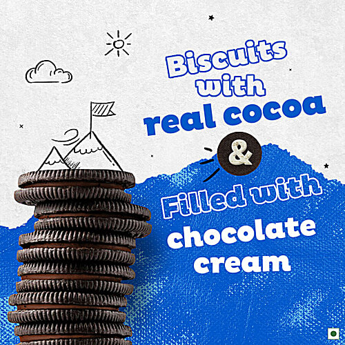 Cadbury Oreo Choco Creme Chocolatey Sandwich Biscuits, 2x255.75 g (Multipack)