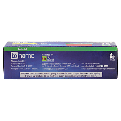 bb home Garbage Bags - Oxo Biodegradable Large, Green, 61x81 cm, 6x15 pcs Multipack disposables, dustbin bags