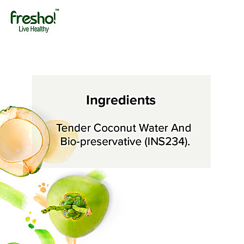 Buy Fresho Tender Coconut Water No Added Sugar, Flavours Online at