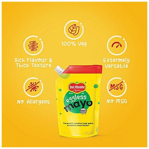 Del Monte Mayonnaise - Eggless Spout, 2x900 g Multipack