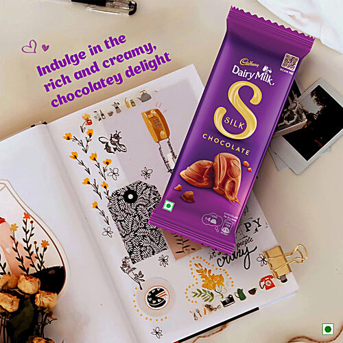 Cadbury Dairy Milk Silk Chocolate Bar, 3 x 150 g Multipack 