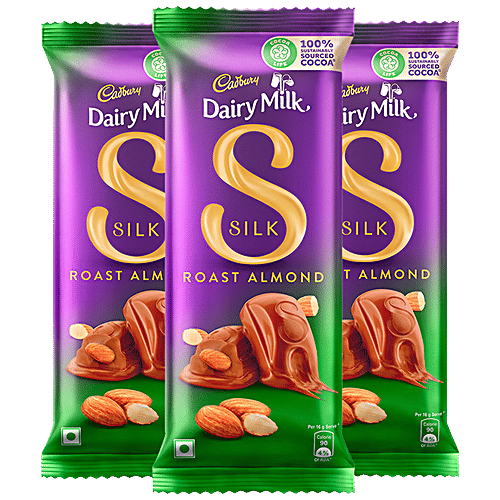 Buy Cadbury Dairy Milk Silk Roast Almond Chocolate Bar Online at Best
