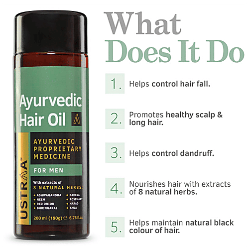 Buy Ustraa Ayurvedic Hair Oil Online at Best Price of Rs 872.06 bigbasket