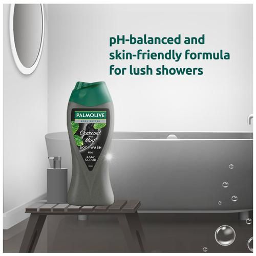 Palmolive Bodywash Charcoal & Mint Shower Gel, 2x400 ml (Multipack) 