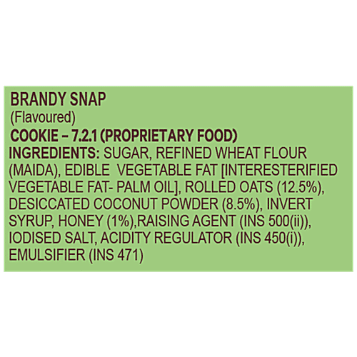 Buy Cookie Man Brandy Snap Cookies Flavoured Online at Best Price of