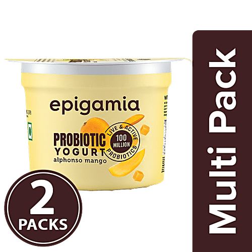 Buy Epigamia Probiotic Yogurt Alphonso Mango Online at Best Price of