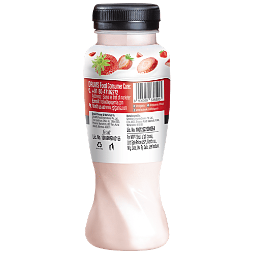 Epigamia  Greek Yogurt Smoothie - Strawberry, 3 x 180 ml Multipack 