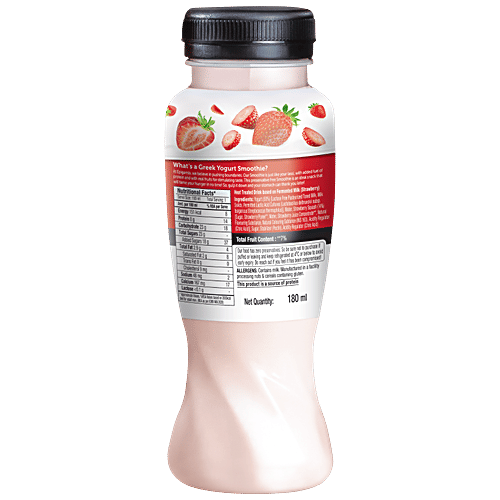 Epigamia  Greek Yogurt Smoothie - Strawberry, 3 x 180 ml Multipack 