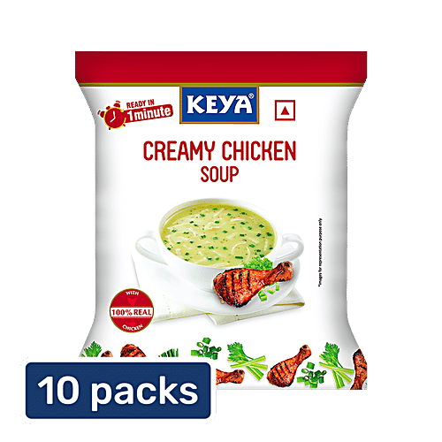 Keya Instant Soup - Creamy Chicken, 10x12 g Multipack 