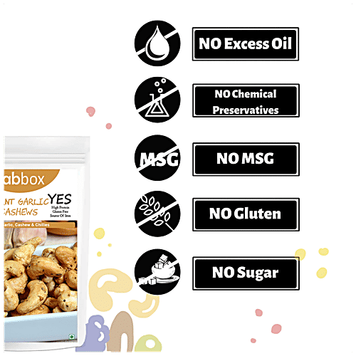 Fabbox Burnt Garlic Cashews, 2x70 g (Multipack) 