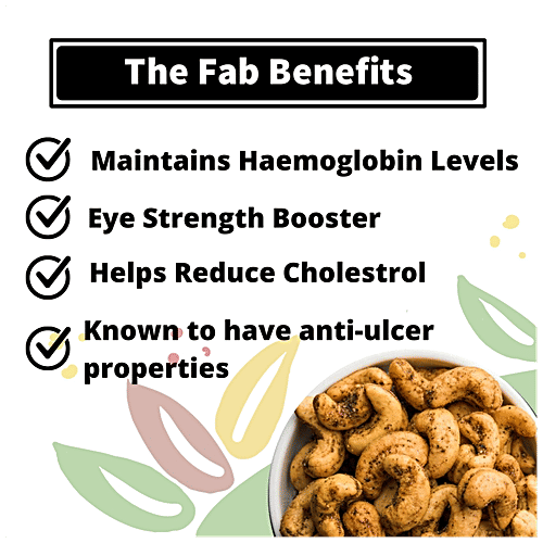 Buy Fabbox Cashews/Godambis Black Pepper Flavour, Roasted, Premium, Rich In Protein & Fibre
