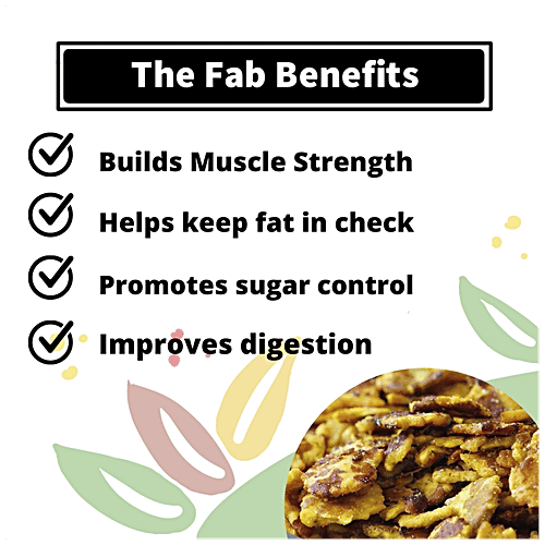 Fabbox Chana Jor Garam - Roasted, No Preservatives, Gluten-Free, Lemon Flavoured, 3x70 g Multipack 