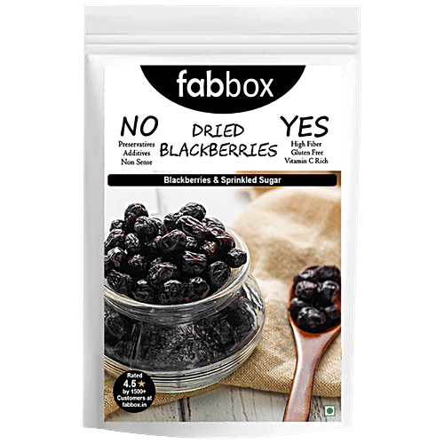 Buy Fabbox Blackberries Dried, Natural & Healthy, Rich In Fibre